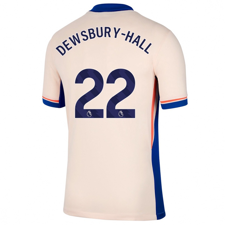 Kids Football Kiernan Dewsbury-Hall #22 Light Beige Away Jersey 2024/25 T-Shirt