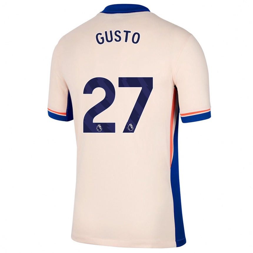 Kids Football Malo Gusto #27 Light Beige Away Jersey 2024/25 T-Shirt