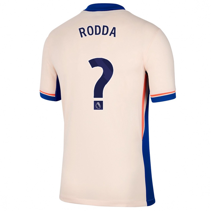 Kids Football Harry Rodda #0 Light Beige Away Jersey 2024/25 T-Shirt