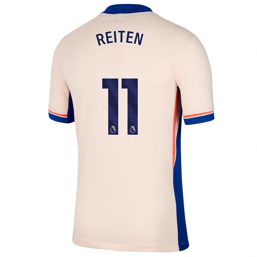 Kids Football Guro Reiten #11 Light Beige Away Jersey 2024/25 T-Shirt