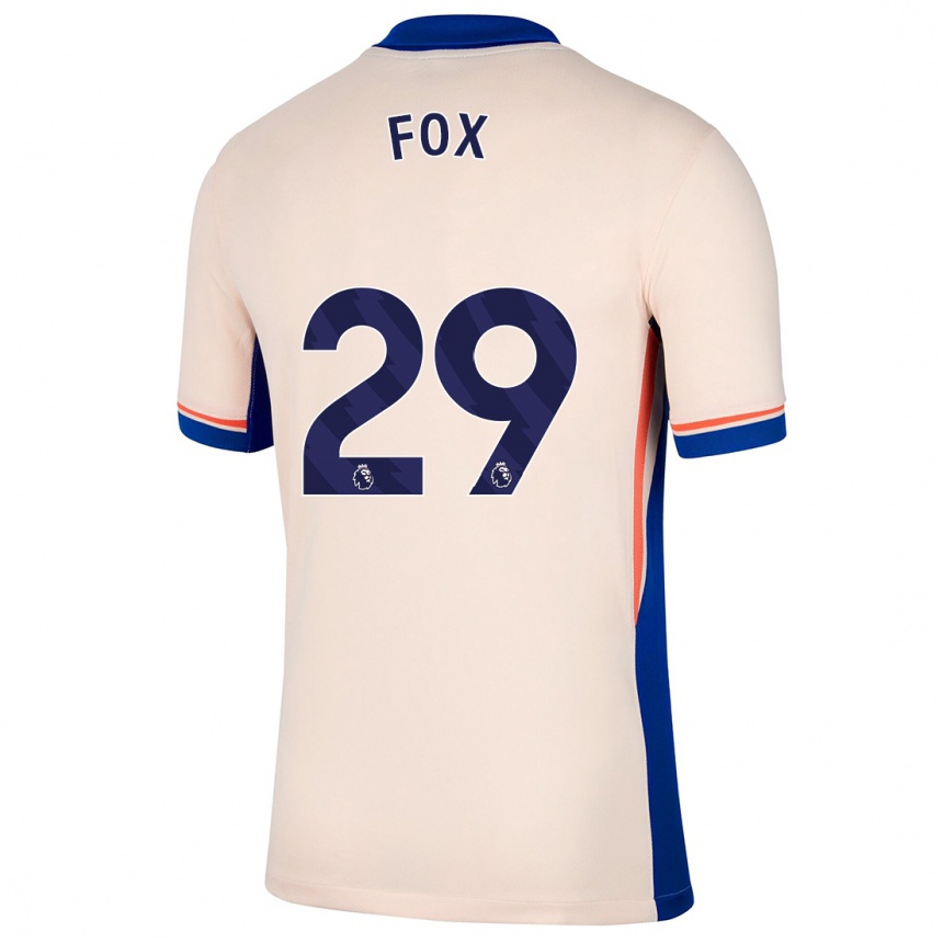 Kids Football Jorja Fox #29 Light Beige Away Jersey 2024/25 T-Shirt