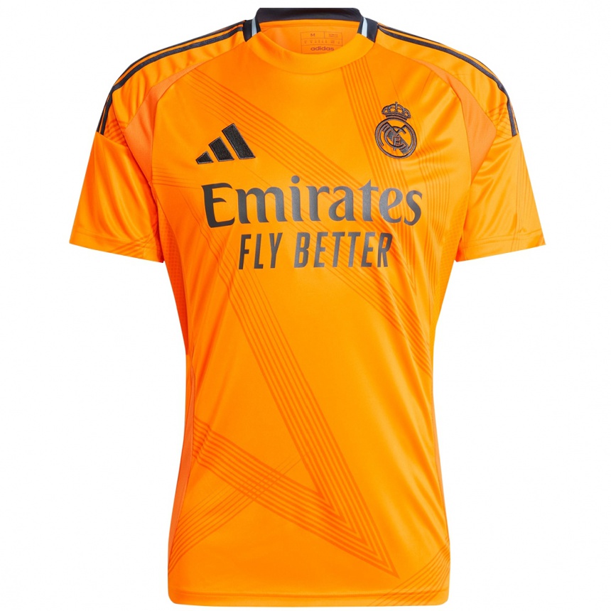 Kids Football Rodrygo #11 Orange Away Jersey 2024/25 T-Shirt