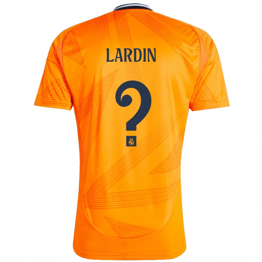 Kids Football Carlos Lardin #0 Orange Away Jersey 2024/25 T-Shirt