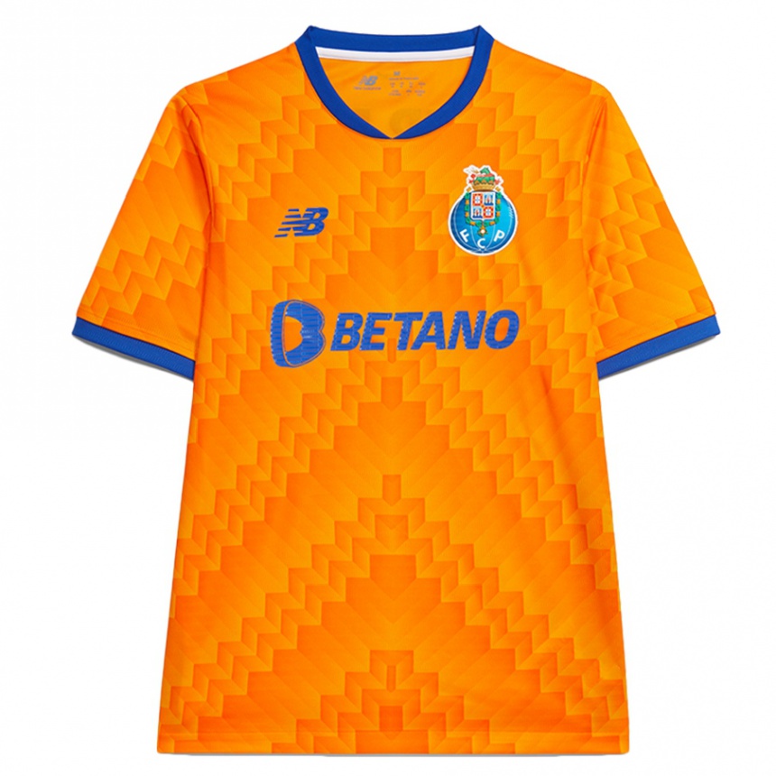 Kids Football Galeno #13 Orange Away Jersey 2024/25 T-Shirt