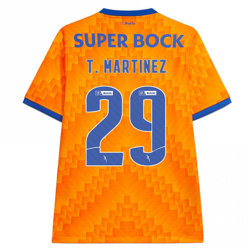 Kids Football Toni Martínez #29 Orange Away Jersey 2024/25 T-Shirt