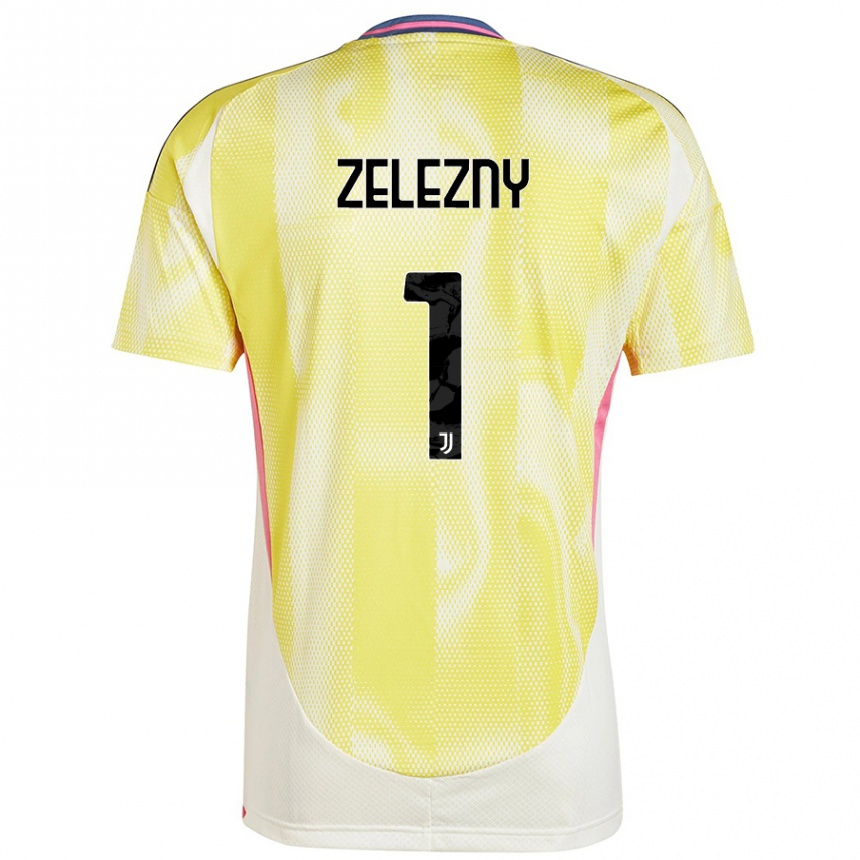 Kids Football Radoslaw Zelezny #1 Solar Yellow Away Jersey 2024/25 T-Shirt