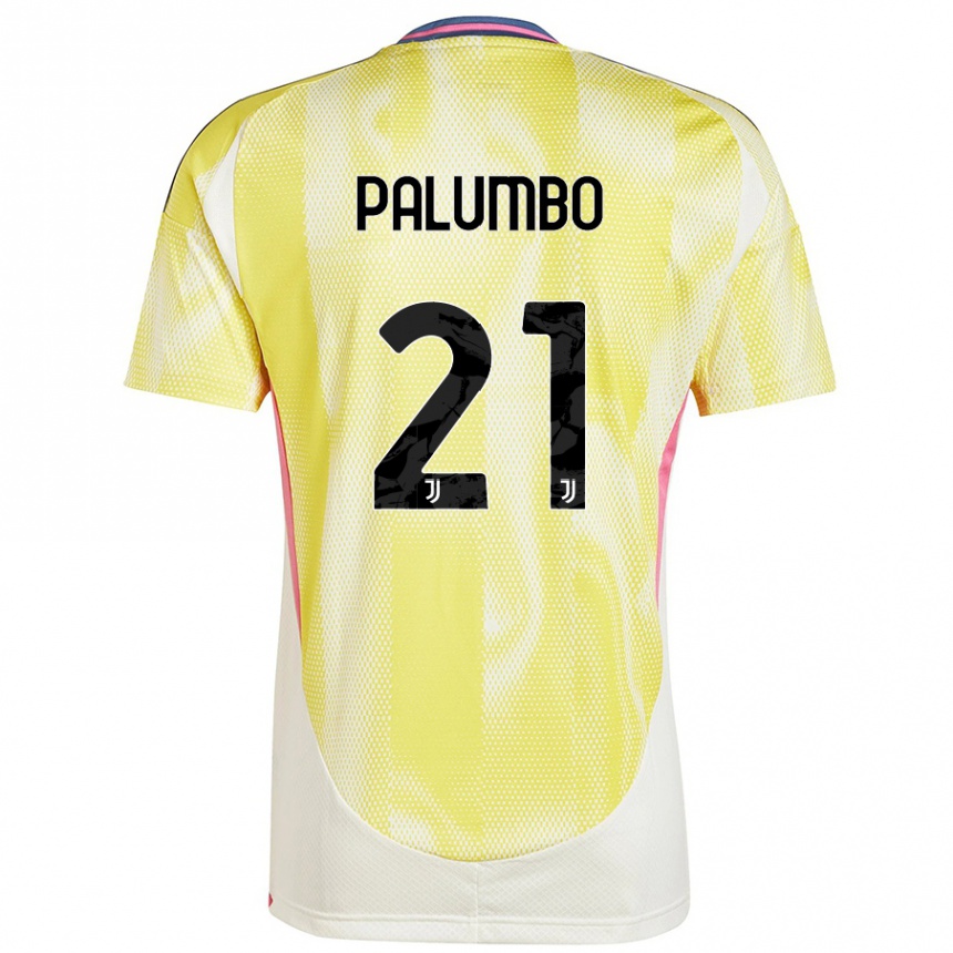 Kids Football Martin Palumbo #21 Solar Yellow Away Jersey 2024/25 T-Shirt