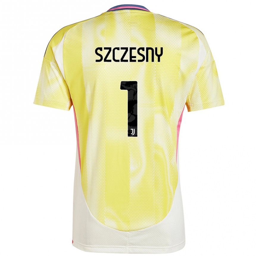 Kids Football Wojciech Szczesny #1 Solar Yellow Away Jersey 2024/25 T-Shirt