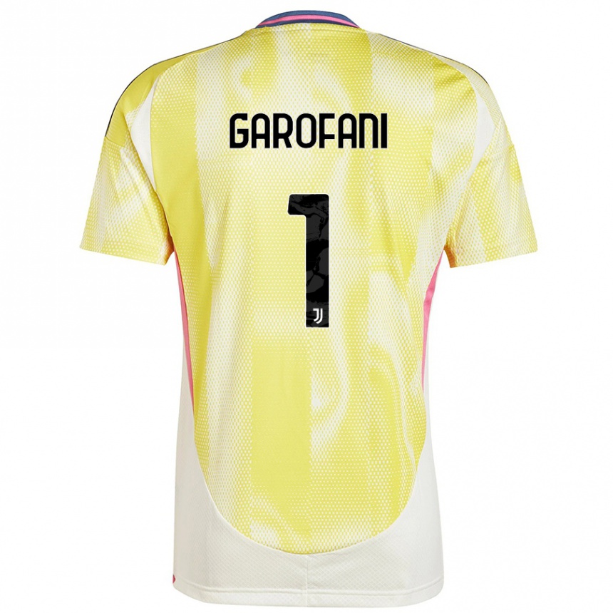 Kids Football Giovanni Garofani #1 Solar Yellow Away Jersey 2024/25 T-Shirt