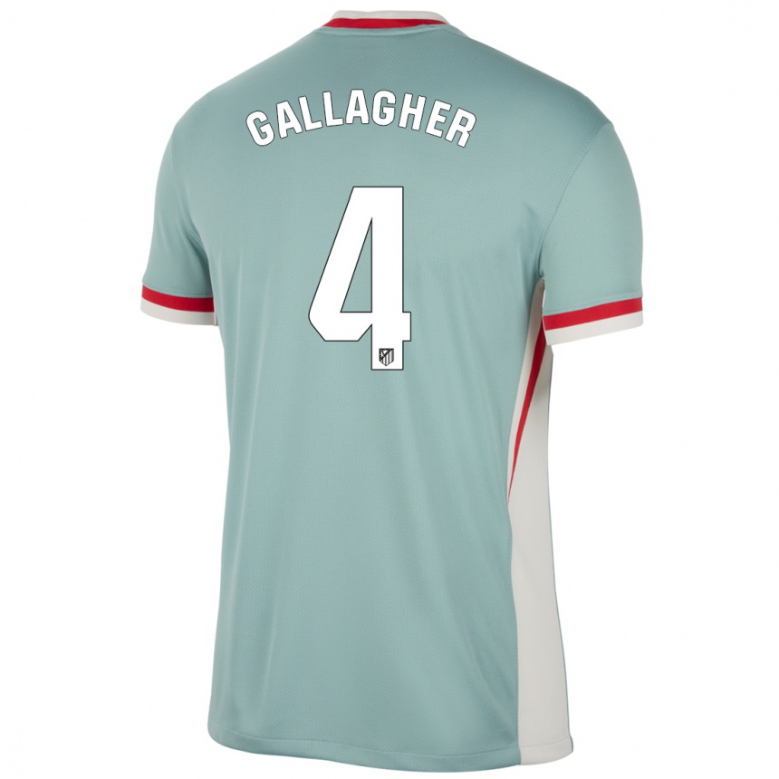 Kids Football Conor Gallagher #4 Light Beige Blue Away Jersey 2024/25 T-Shirt