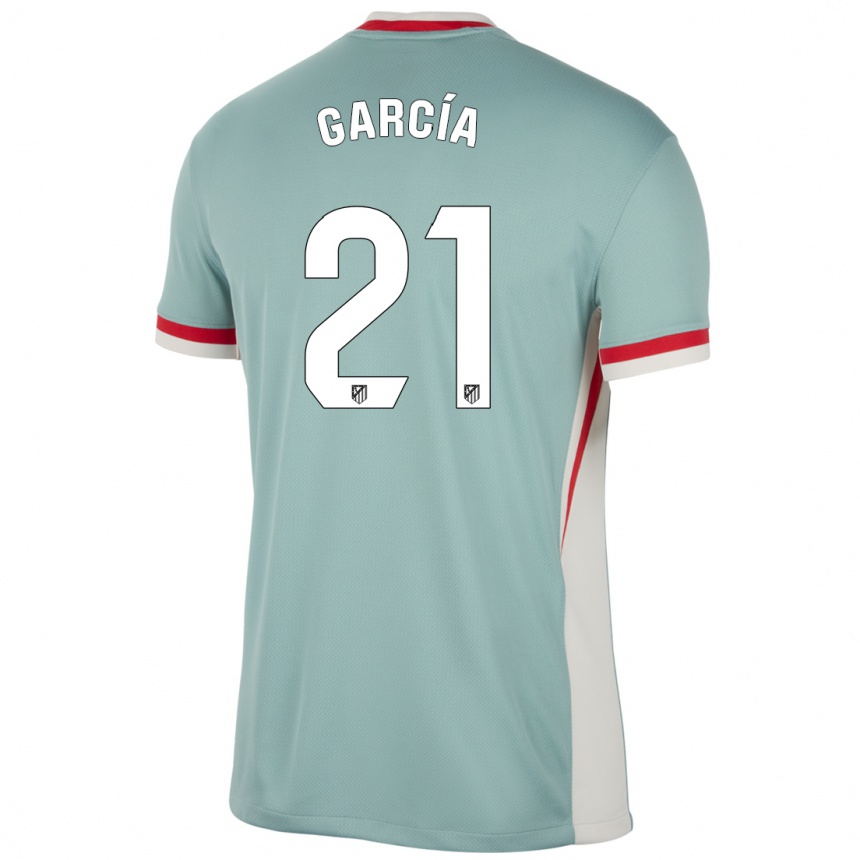 Kids Football Ale García #21 Light Beige Blue Away Jersey 2024/25 T-Shirt