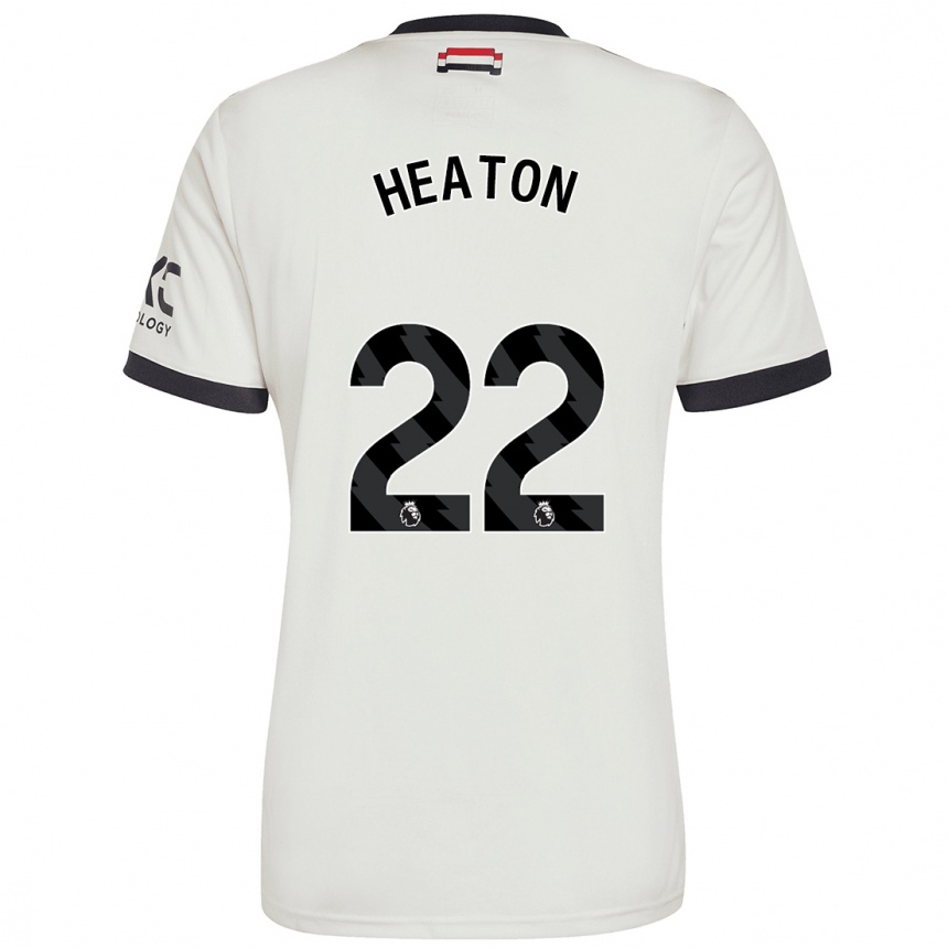 Kids Football Tom Heaton #22 Off White Third Jersey 2024/25 T-Shirt