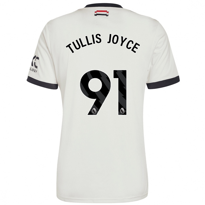 Kids Football Phallon Tullis-Joyce #91 Off White Third Jersey 2024/25 T-Shirt