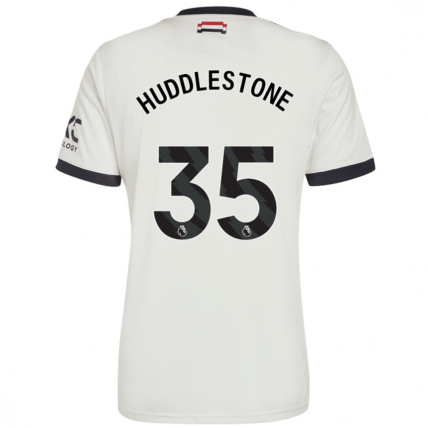 Kids Football Tom Huddlestone #35 Off White Third Jersey 2024/25 T-Shirt