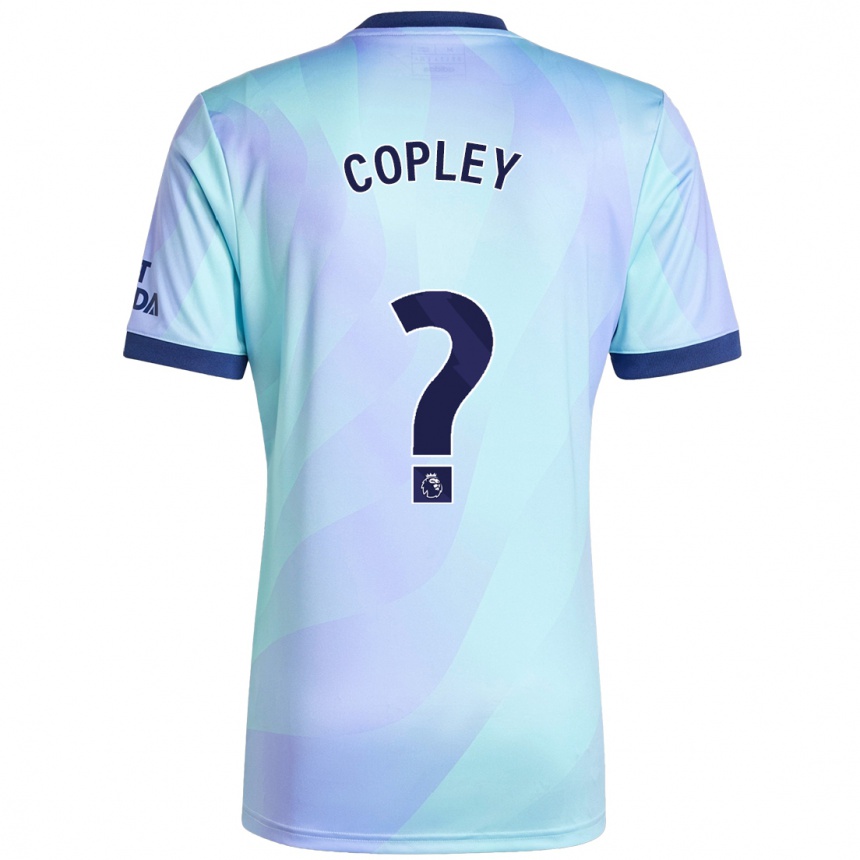 Kids Football Louie Copley #0 Aqua Third Jersey 2024/25 T-Shirt