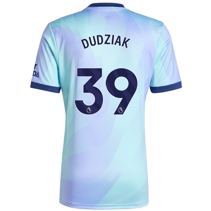 Kids Football Harrison Dudziak #39 Aqua Third Jersey 2024/25 T-Shirt