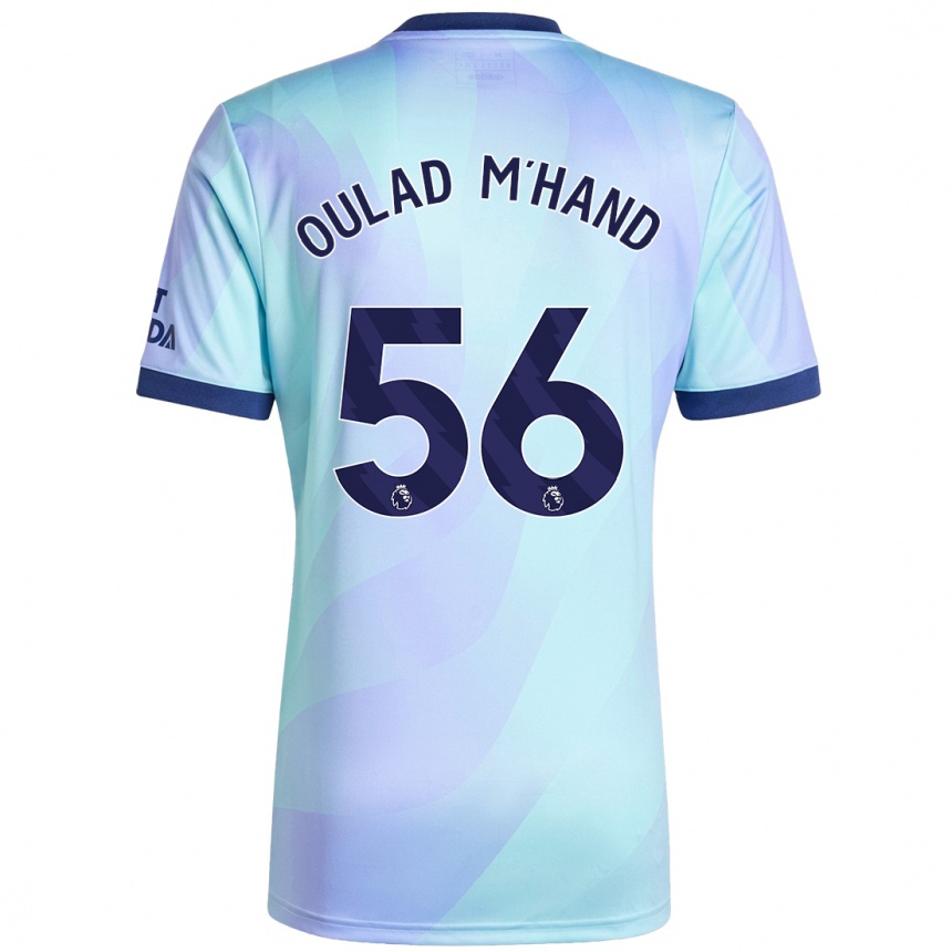 Kids Football Salah-Eddine Oulad M'hand #56 Aqua Third Jersey 2024/25 T-Shirt