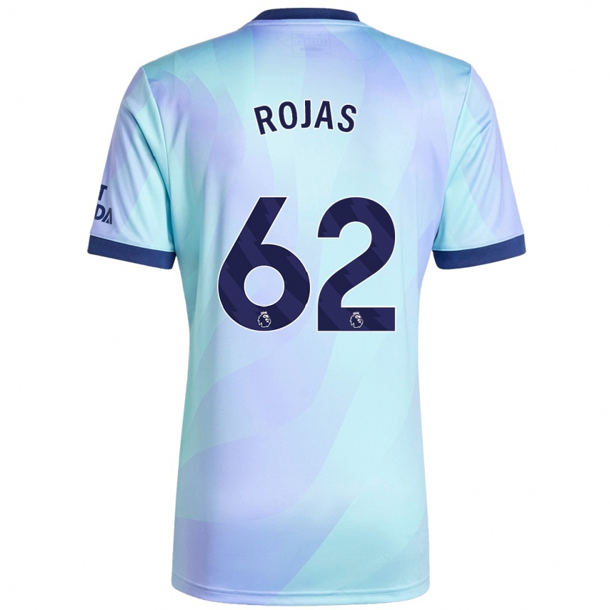 Kids Football Alexei Rojas #62 Aqua Third Jersey 2024/25 T-Shirt