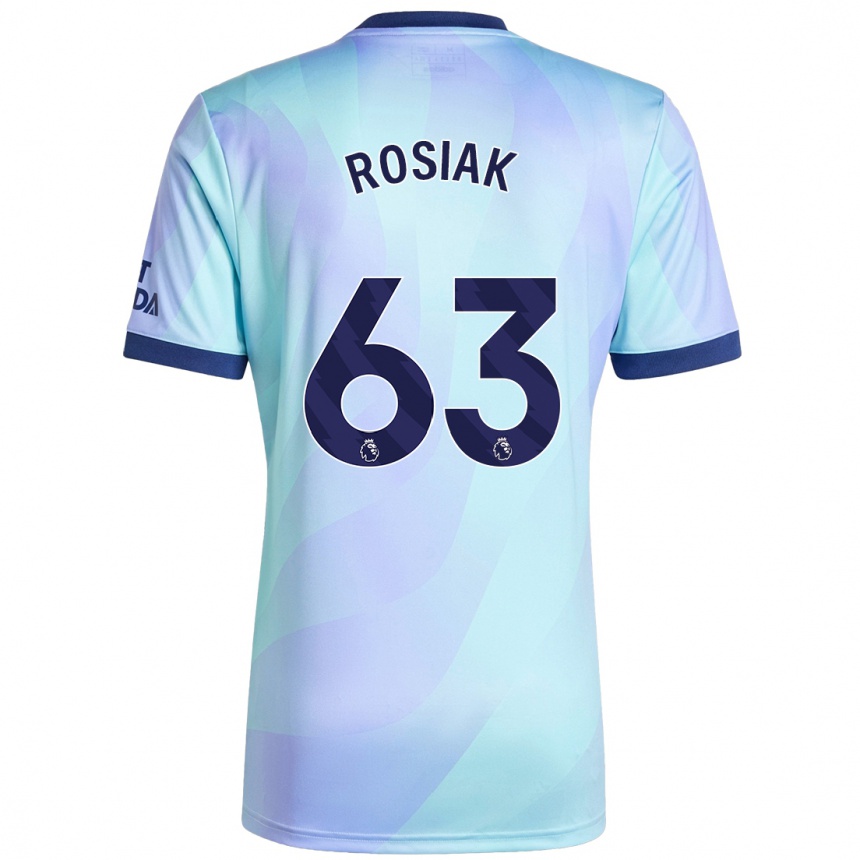 Kids Football Michal Rosiak #63 Aqua Third Jersey 2024/25 T-Shirt