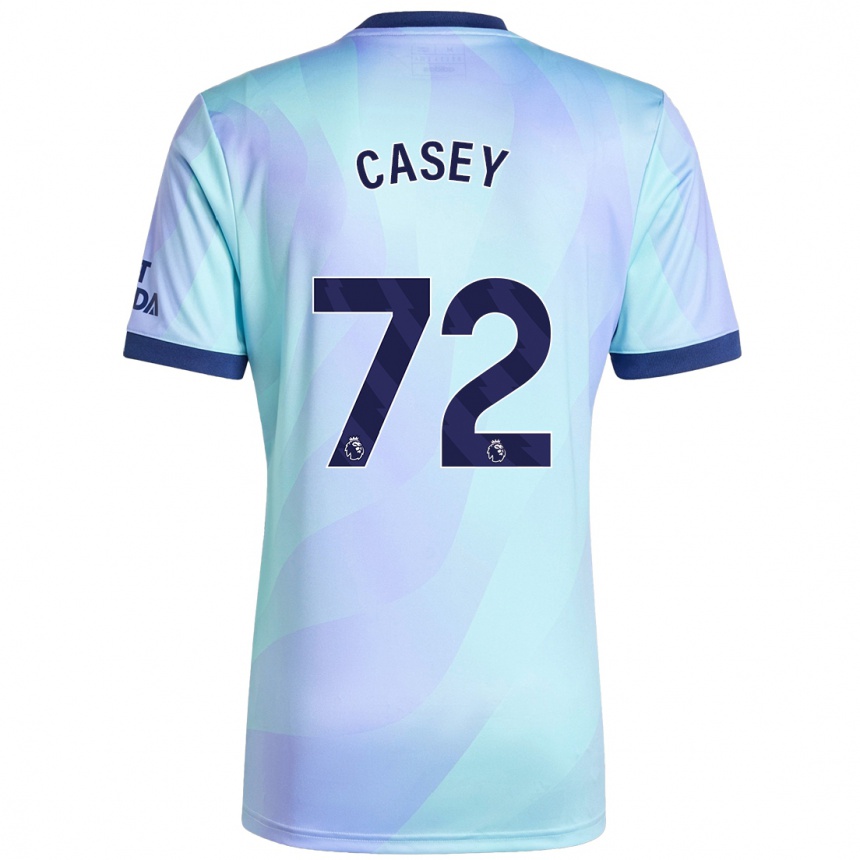 Kids Football Dan Casey #72 Aqua Third Jersey 2024/25 T-Shirt