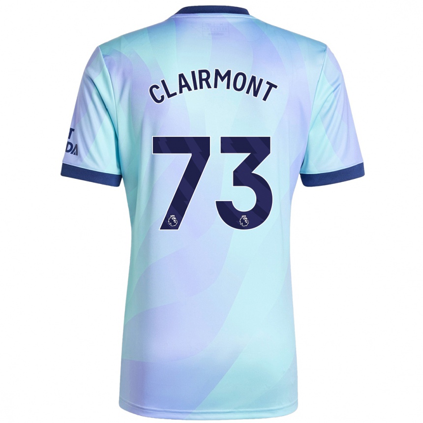 Kids Football Reece Clairmont #73 Aqua Third Jersey 2024/25 T-Shirt