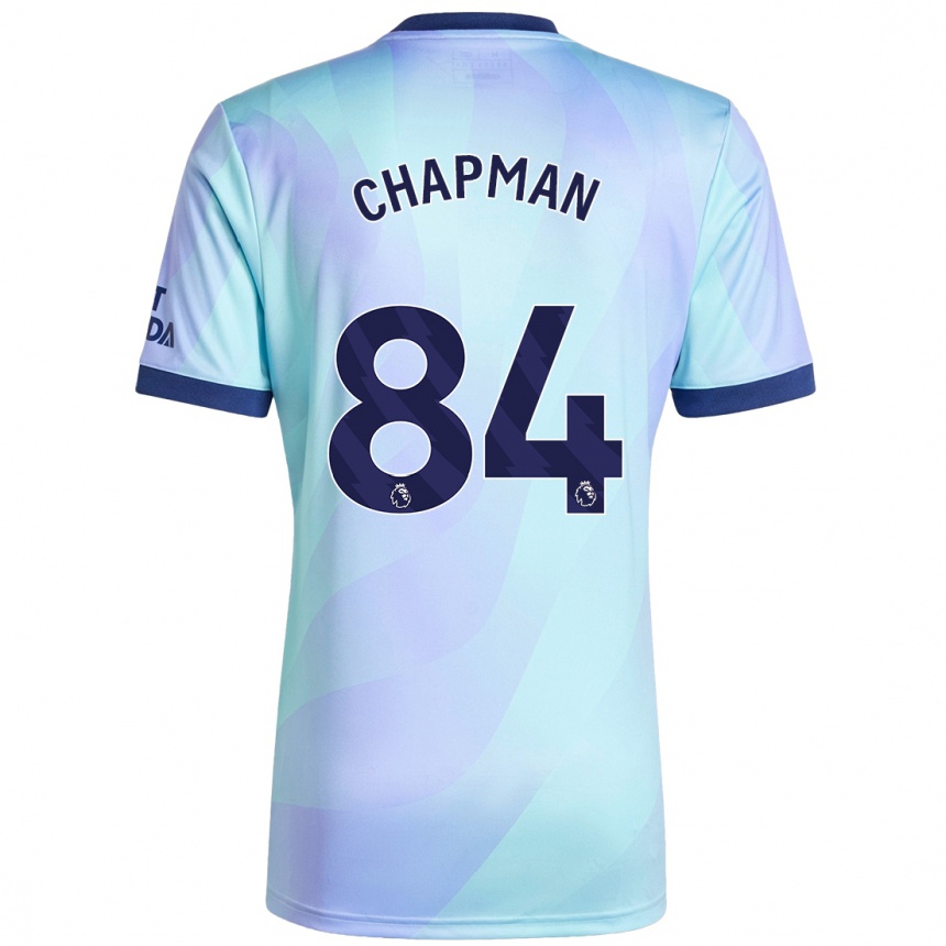 Kids Football Samuel Chapman #84 Aqua Third Jersey 2024/25 T-Shirt