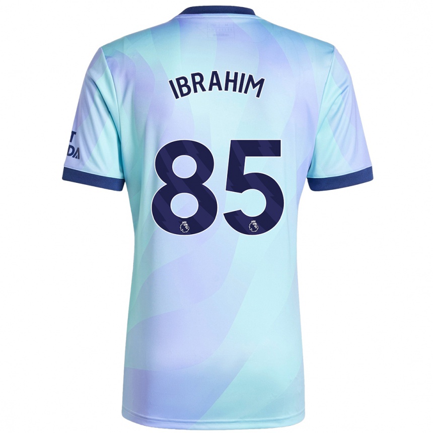 Kids Football Ife Ibrahim #85 Aqua Third Jersey 2024/25 T-Shirt