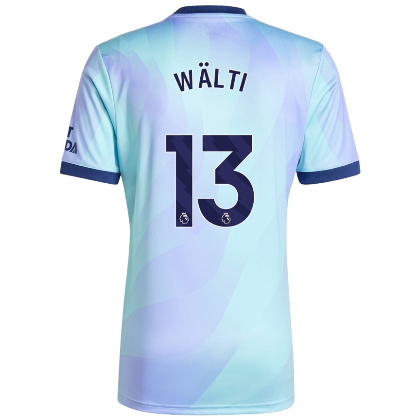 Kids Football Lia Wälti #13 Aqua Third Jersey 2024/25 T-Shirt