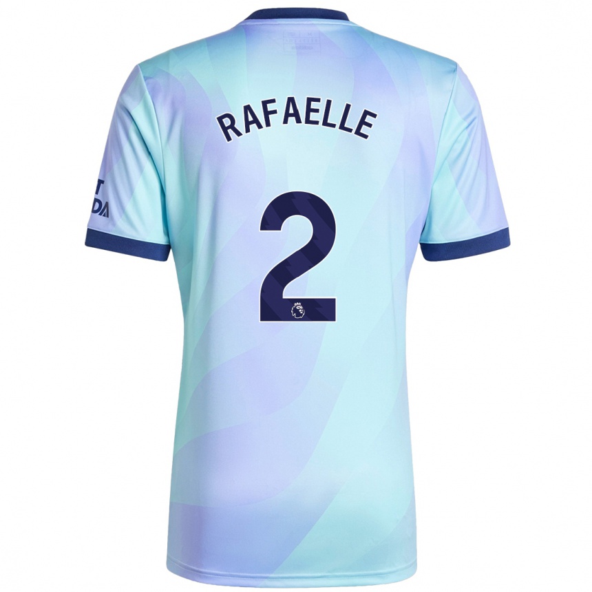 Kids Football Rafaelle Souza #2 Aqua Third Jersey 2024/25 T-Shirt