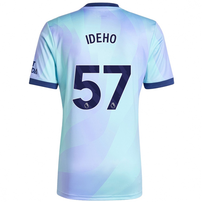 Kids Football Joel Ideho #57 Aqua Third Jersey 2024/25 T-Shirt