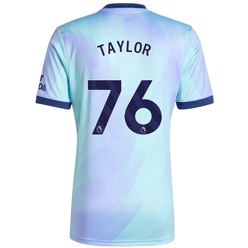 Kids Football Kido Taylor Hart #76 Aqua Third Jersey 2024/25 T-Shirt