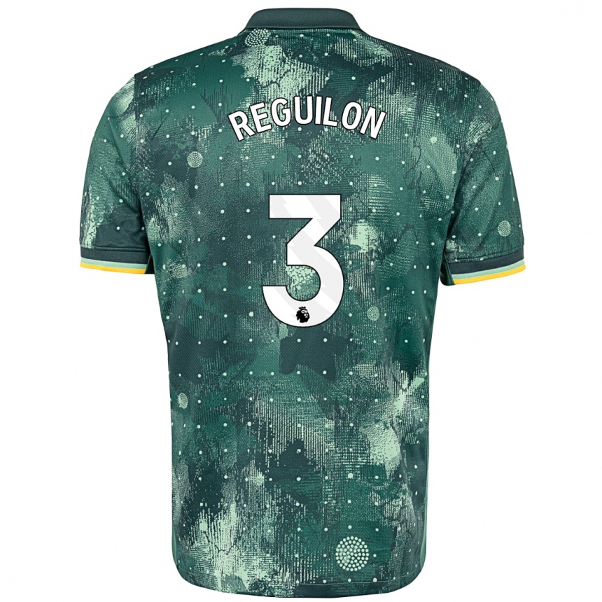 Kids Football Sergio Reguilon #3 Mint Green Third Jersey 2024/25 T-Shirt