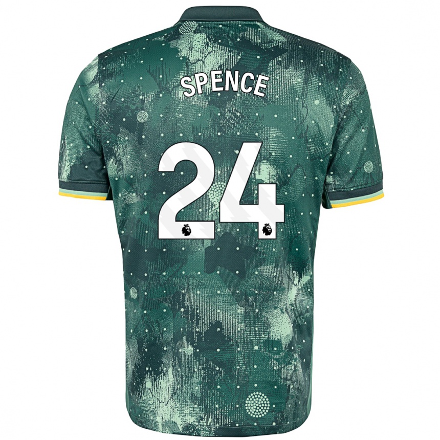 Kids Football Djed Spence #24 Mint Green Third Jersey 2024/25 T-Shirt