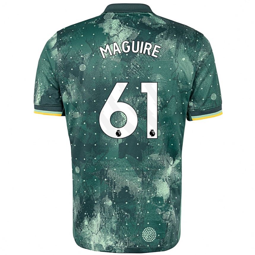 Kids Football Aaron Maguire #61 Mint Green Third Jersey 2024/25 T-Shirt