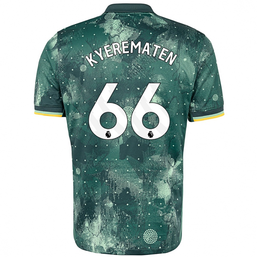 Kids Football Rio Kyerematen #66 Mint Green Third Jersey 2024/25 T-Shirt