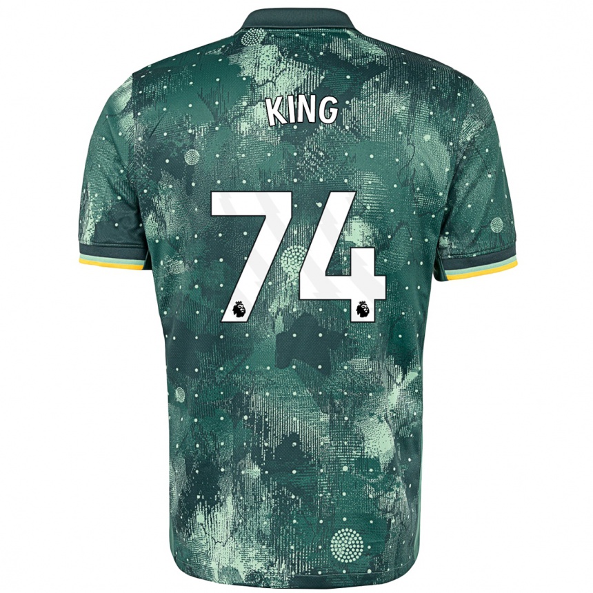 Kids Football Maeson King #74 Mint Green Third Jersey 2024/25 T-Shirt