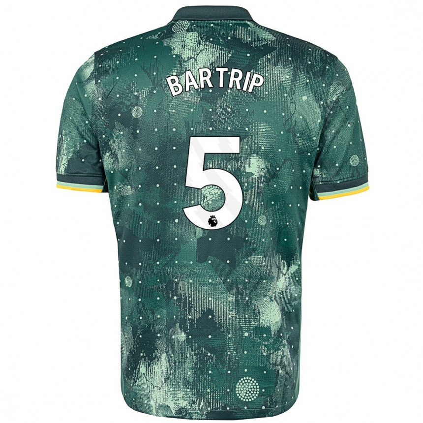 Kids Football Molly Bartrip #5 Mint Green Third Jersey 2024/25 T-Shirt