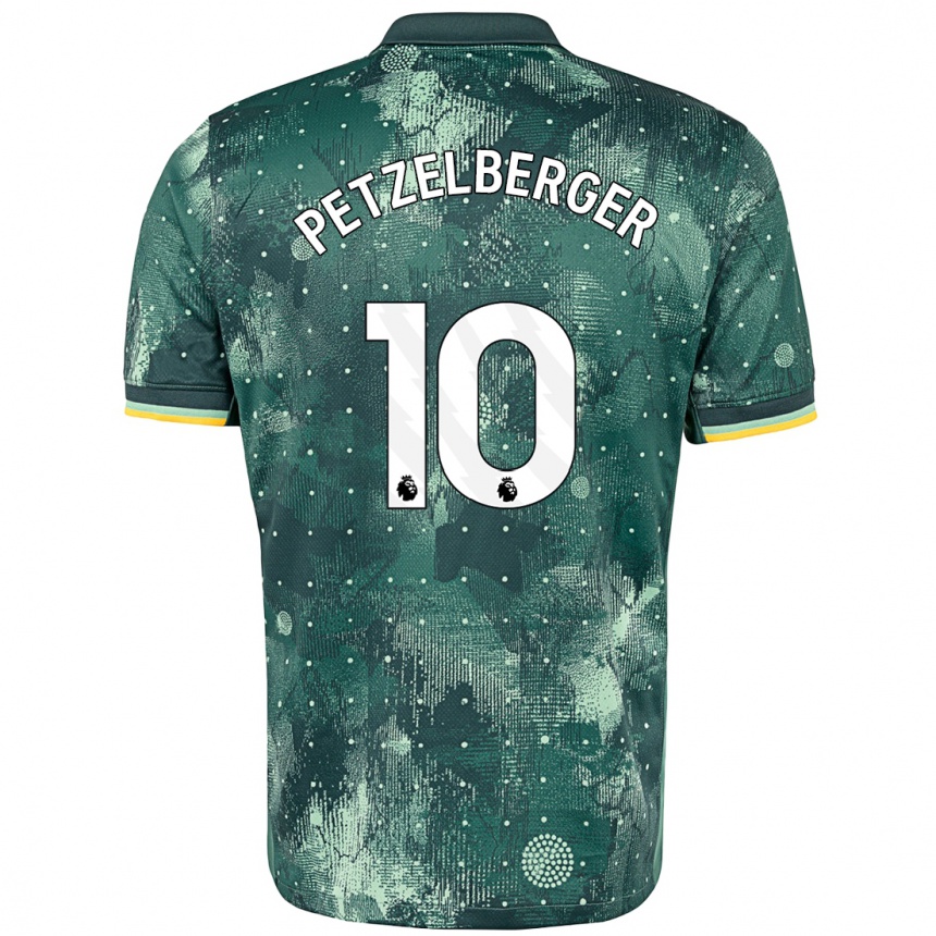 Kids Football Ramona Petzelberger #10 Mint Green Third Jersey 2024/25 T-Shirt