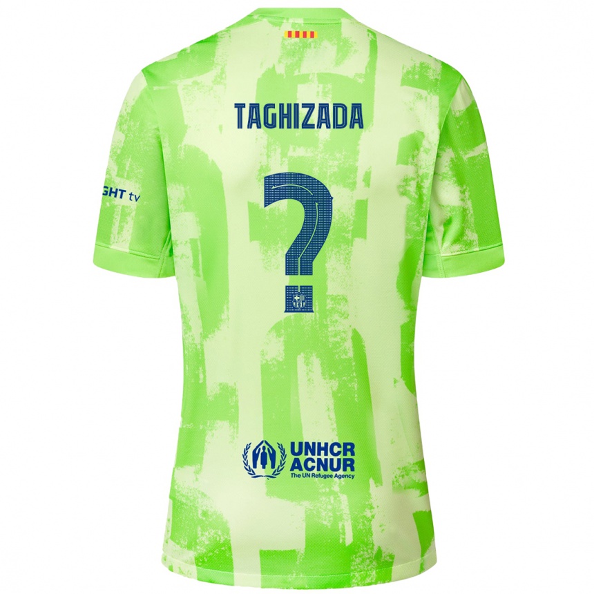 Kids Football Eldar Taghizada #0 Lime Third Jersey 2024/25 T-Shirt