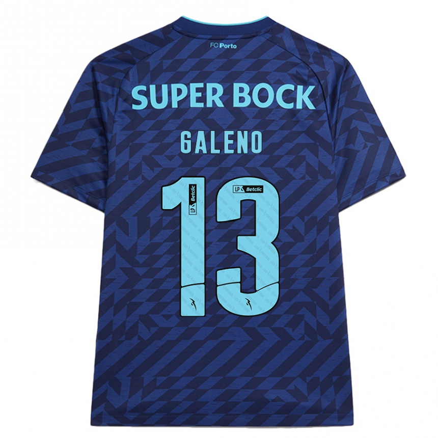 Kids Football Galeno #13 Navy Blue Third Jersey 2024/25 T-Shirt