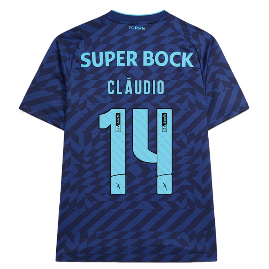 Kids Football Cláudio Ramos #14 Navy Blue Third Jersey 2024/25 T-Shirt