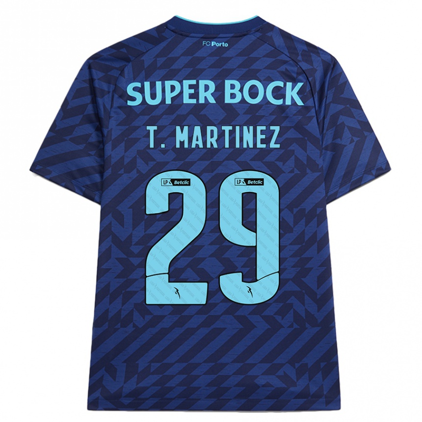 Kids Football Toni Martínez #29 Navy Blue Third Jersey 2024/25 T-Shirt