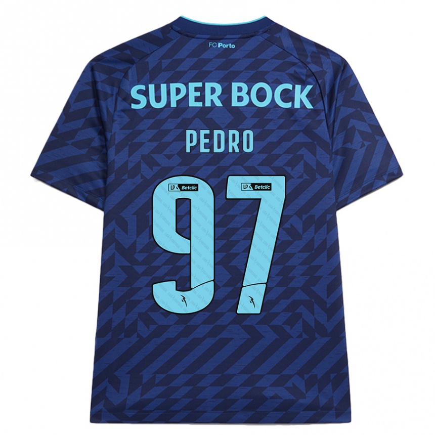 Kids Football Zé Pedro #97 Navy Blue Third Jersey 2024/25 T-Shirt