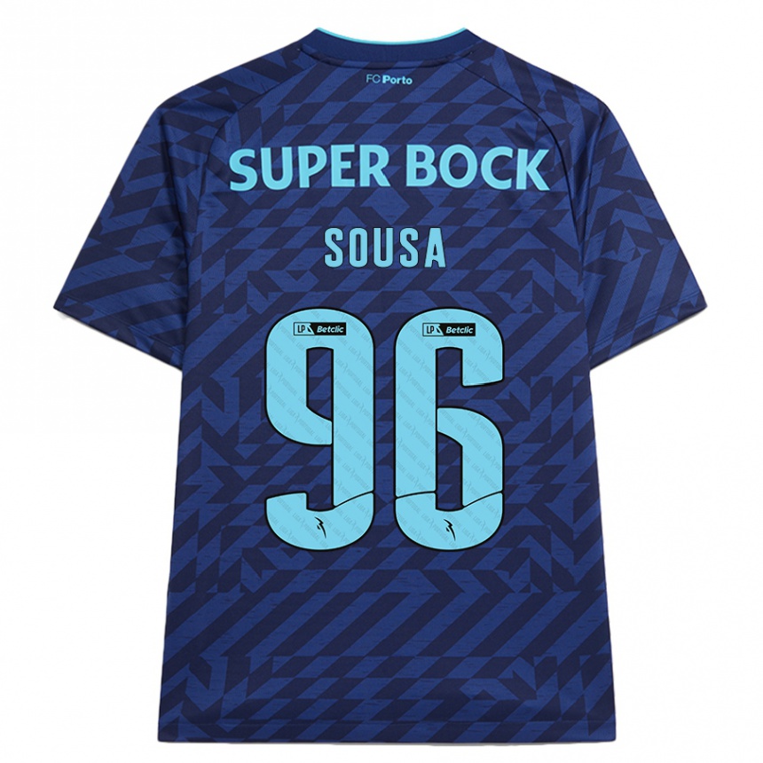 Kids Football Filipe Sousa #96 Navy Blue Third Jersey 2024/25 T-Shirt