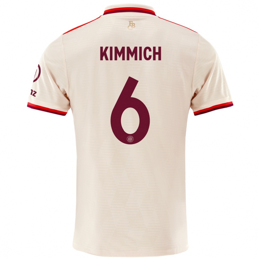 Kids Football Joshua Kimmich #6 Linen Third Jersey 2024/25 T-Shirt