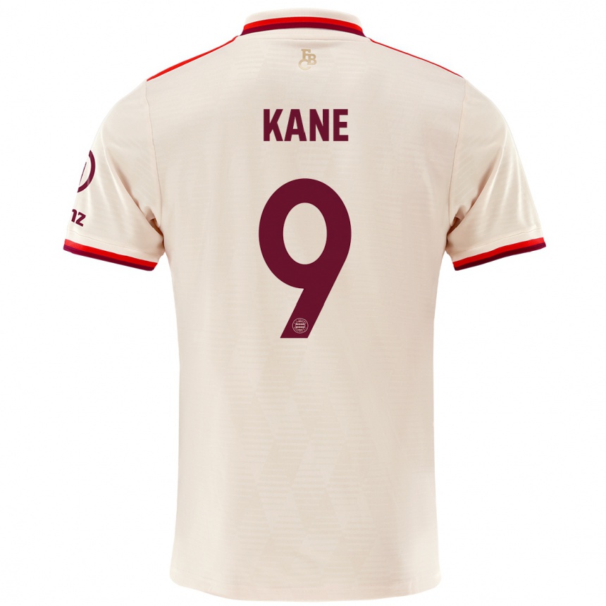 Kids Football Harry Kane #9 Linen Third Jersey 2024/25 T-Shirt