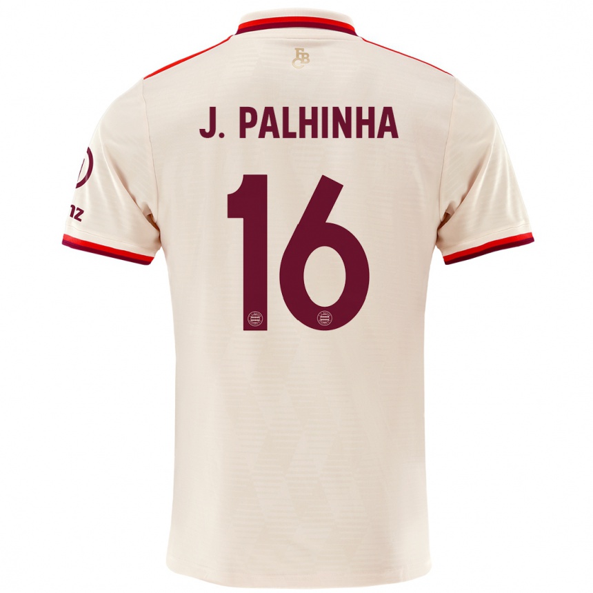 Kids Football João Palhinha #16 Linen Third Jersey 2024/25 T-Shirt