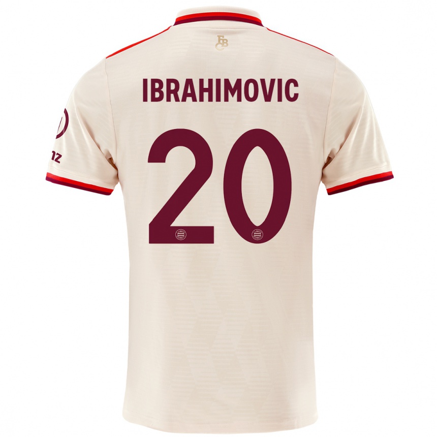 Kids Football Arijon Ibrahimovic #20 Linen Third Jersey 2024/25 T-Shirt