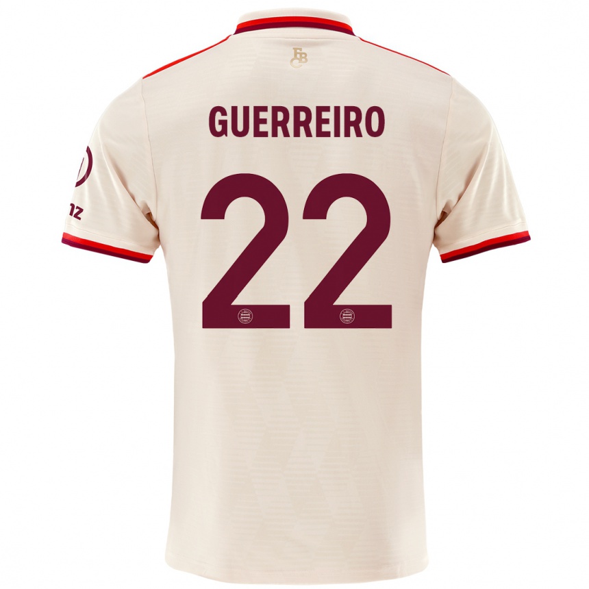 Kids Football Raphaël Guerreiro #22 Linen Third Jersey 2024/25 T-Shirt