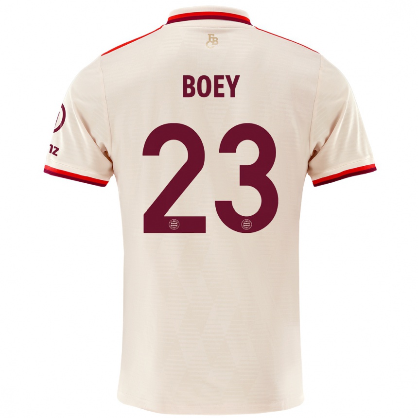 Kids Football Sacha Boey #23 Linen Third Jersey 2024/25 T-Shirt